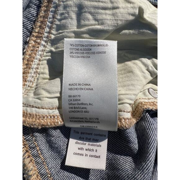 Free People Jeans Naomi Flare Denim Acid Wash Western Cowgirl Rodeo Boho Hippie - Picture 9 of 9